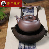 Taiwan handmade pottery pot cooking teapot Coarse pottery beam pot Electric pottery stove Japanese sand Choshi ceramic Kung fu boiling water tea maker
