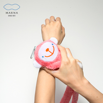 Japan MARNA adult childrens bath towel bath artifact strong rub mud back Gray long strip Bath Bath flower