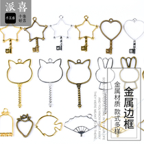 Picegel DIY crystal drop glue UV resin rubber metal rims Stars Moon Key Magic Wand