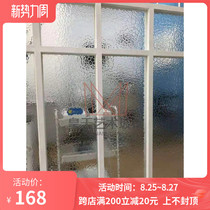 Stone pattern art glass partition double-sided embossing can be tempered glass to map custom entrance doors and windows partition