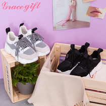 Grace gift Daddy shoes women lace-up casual sneakers thick-soled lightweight trendy shoes