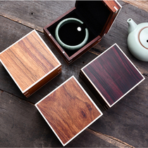High-end bracelet special box Mahogany box Hand string box Jewelry box Collection box Jade play storage wooden box