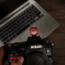 Brown bear hot shoe cover camera hot shoe dust socket protective cover cute bear cartoon hot shoe