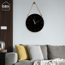 Living room home fashion wall clock TV background wall modern simple personality Creative mute hanging wall decorative clock