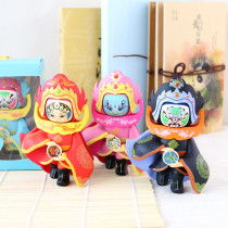 Face-changing dolls Sichuan Opera dolls Sichuan folk facial makeup creative toys Chinese characteristics four sacred beasts gift