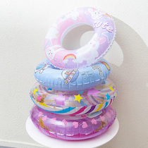 ins net red sequins cartoon astronauts swimming circle adults parent-child male and female thickened large number water inflatable swimming ring