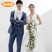 Men Suits Suit Groom Groom Gown Gown Photo Costumes Inron Gentleman Wind Suit Three Sets