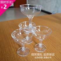 Wedding props plastic goblet acrylic Champagne Champagne tower CUP champagne tower