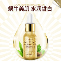 Han Chan snail whitening essence moisturizing moisturizing brightening skin color yellowing gas control oil light black lady lady