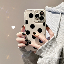 Small crowdpoints apply mobile phone shell Apple 13 advanced senses iPhone12promax frosted new brief teenage girl