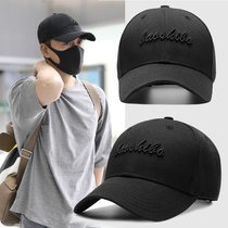 Tide brand mens hat mens summer breathable thin sunscreen cap hardtop Joker sun hat Korean version of the trend cap