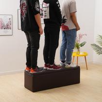 Chinese clothing entry card Economic furniture Home without backrest Guest box Office storage box Sitting cabinet