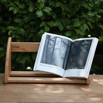 Craftsman wood home Wooden European simple retro desktop bookshelf Nordic study Creative book holder Book stand book by ornament