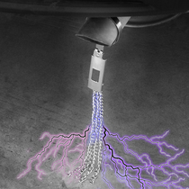 Car electrostatic mop with wear-resistant anti-static eliminator human body removal electrostatic release artifact car grounding strip