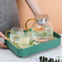 Leachate small tea tray One person with Japanese style Drainage Small Tea Sea Home Modern Minima Tea Table Tea Set Tray