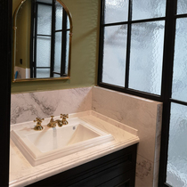 Butterfly Tao Bathroom Retro Terrace Basin Brass Plated Chrome Classic English-style Hands Wheel Tella Underwater 8-inch three-hole tap