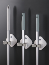 Mop clip hooks Mop Bathroom home Pier Cloth Free of perforated wall-mounted toilet set Shelves Wall Gods