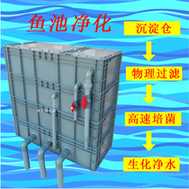 P fish pond filter box turnover box filter koi pond filter ground tank drip filter cleaning tips