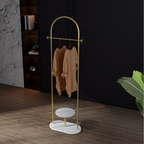 Marble home Easy hanging clothes hanger floor bedroom clothing hat rack minimalist modern hanging bag rack mesh red clothes rack