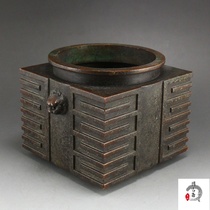 Folk collection of old copper Seiko to create Cong copper incense burner ornaments