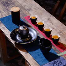 Eight horse tea set Tea set Thirteen Yi tea set Household kung fu ceramics Simple modern living room tea pot tea cup
