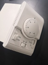 Central air conditioning thermostat temperature control panel three-speed temperature control switch fan coil control panel mechanical knob type
