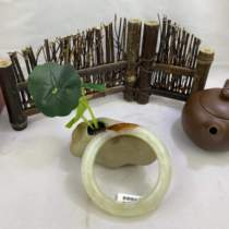 Beauty peculiar natural bracelet through shiny stone Jia Cuitian green jade jade flower jade 180 bracelet boutique manufacturer direct