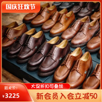 Domestic spot exchangeable code production Paraboot Chambord classic round head Derby shoes mens leather shoes