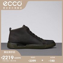 ECCO love step mens high shoes in the autumn of 2021 new black shoes tide street fun break 504704