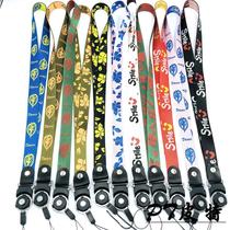 Mobile phone printing lanyard wide rope lanyard key badge door card lanyard summer tide