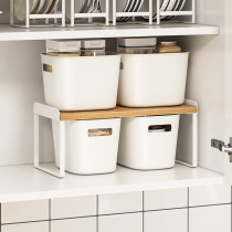 Yushijia cabinet seasoning rack countertop snacks toy storage box kitchen cabinet separate pot rack