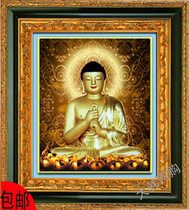 Big day such as coming to cross stitch such as Buddha statue Bodhisattva Buddha statue embroidery Buddha Hall Living room temples Xuanguan hanging paintings