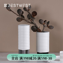 BEST WEST model room ceramic vase ornaments exhibition hotel living room large soft decorations light luxury