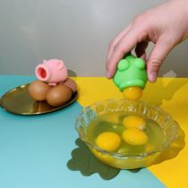 Egg white liquid egg yolk protein isolate creative egg splitter to take egg yolk artifact household filter baking tool silicone