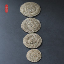 Shengshan natural loofah mat loofah Japanese Cup cushion pot mat tea pot mat tea set zero with anti-wear and anti-knock