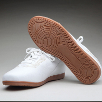 Spring Summer Tai Chi Shoes Bodybuilding Shoes Head Layer Cow Leather Beef Tendon Bottom Middle Aged Exercises Men And Women Sneakers Morning Practice Running Shoes