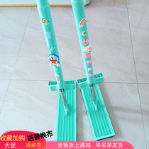 The new mop flat drag lazier hands-free washing home cute wooden floor mop scratch Net red kt