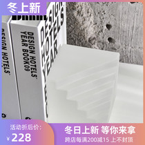 Dnnni staircase frosted crystal book by ornaments Nordic modern simple home Model Room Hotel accessories ornaments