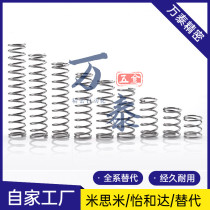 Round wire coil spring UL8 10mm stainless steel type instead of mithmi MISUMI