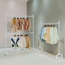 Clothing Landing Show Shelf Double Hung Hanger White Women Dress Portal Frame Special Wedding Dresses Children Clothing Shelving Shelving Double Poles