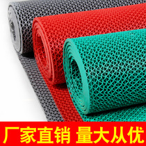Bathroom non-slip mat bath water insulation hollow plastic pvc mat toilet bathroom kitchen full of oil-proof floor mat