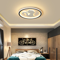 Bedroom lamp modern simple led round ceiling lamp creative personality Net red master bedroom light study lamp