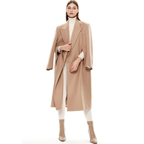 Women's Cashmere Coat 2022 New Reversible Wool Fall Winter Wool Coat Women's Long Fashion Dual Wear Design