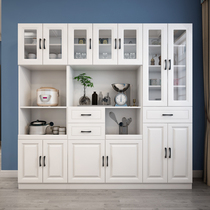 Nordic Cabinet Microwave Oven Dining Side Cabinet Restaurant Leaning Against Wall Wine Cabinet Modern Minimalist Lockers Integrated Display Cabinet