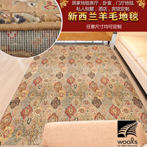 Imported Eurostyle Modern Minimalist Wool Rug Living Room Tea Table Rectangular Bedroom Full Bunk Bed Side Carpet Customizable