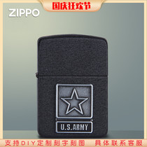 US original ZIPPO lighter 1941 re-engraved black lacquer US Army badge 28583 New