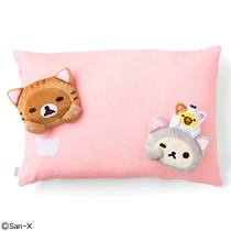 (Discount to Dingzhong) Japanese Finnarie Dream Relaxation Bear Easy Bear Cooperation Three-dimensional Doll Pillowcase