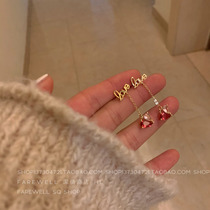 Knock exquisite ~ zircon earrings female sterling silver new foreign earrings Korean temperament ins Wind Net red Korean earrings female