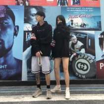 (Welfare section)ZACHARIAH flag velvet sweater hip-hop national tide brand armband fried street couple hoodie ins