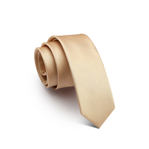 Korean fashion casual 6CM champagne wedding tie male dress professional work college style trend thin narrow model